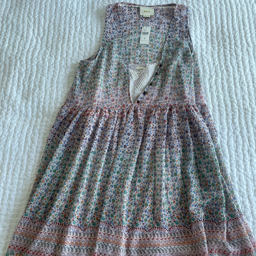 NWT Anthropologie Maeve Violetta Dress - Mauve